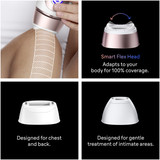 Braun Smart IPL, Skin i·Expert Pro 7: At Home Alternative to Laser Hair Removal with 3 Caps and Leather Pouch, IPL7243