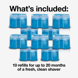 Braun Clean & Renew Refill Cartridges, 10 Pack
