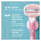 Venus Comfortglide White Tea Women's Razor, 2 Blade Refills + Shower Holder Venus Comfortglide White Tea Women's Razor, 2 Blade Refills + Shower Holder