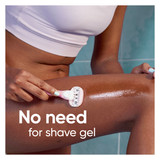 Venus Comfortglide White Tea Women's Razor, 2 Blade Refills + Shower Holder