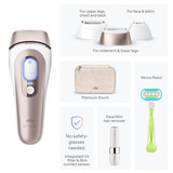Braun Smart IPL, Skin i·Expert Pro 7: At Home Alternative to Laser Hair Removal with 3 Caps and Leather Pouch, IPL7219