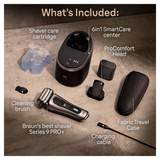 Series 9 PRO+ Electric Shaver with  6-in-1 SmartCare Center, ProComfort Head, 9597cc