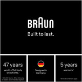 Braun Smart IPL, Silk·Expert Pro 5: At Home Alternative to Laser Hair Removal with 4 Caps, Facial Hair Trimmer, and Vanity Case, IPL5442