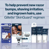 Gillette SkinGuard Men's Shave Gel with Shea Butter, 7oz