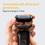 Braun Series 5 Electric Shaver Original Replacement Head, Get Back 100% Shave Performance, 54B
