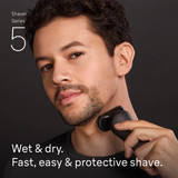 Braun Series 5 Electric Shaver Original Replacement Head, Get Back 100% Shave Performance, 54B