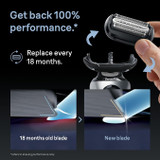 Braun Series 6 Electric Shaver Original Replacement Head, Get Back 100% Shave Performance, 64B
