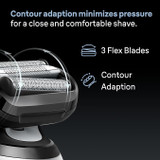 Braun Series 6 Electric Shaver Original Replacement Head, Get Back 100% Shave Performance, 64B