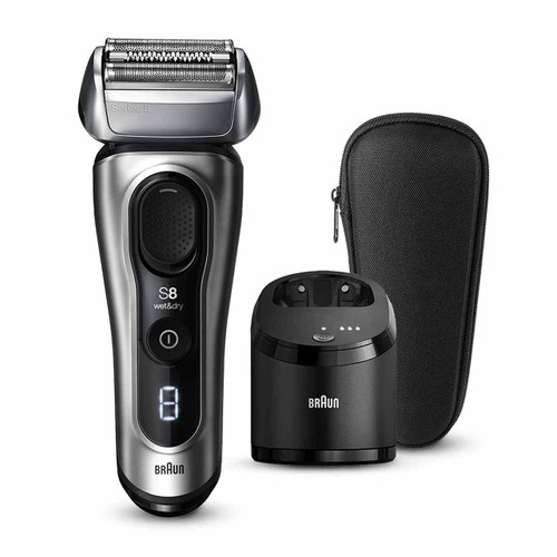 Electric Shaver, Series 8, Silver with SmartCare Center, 8467cc