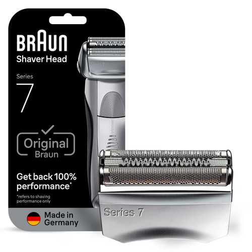Braun Electric Shaver Head Replacement Part 70s Silver, Compatible with Legacy Series 7 Electric Razors for Men