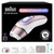 Braun Smart IPL, Skin i·Expert Pro 7: At Home Alternative to Laser Hair Removal with 3 Caps and Leather Pouch, IPL7219