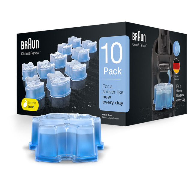10-Pack Braun Clean & Renew Refill Cartridges (Lemon Fresh) only .99: eDeal Info