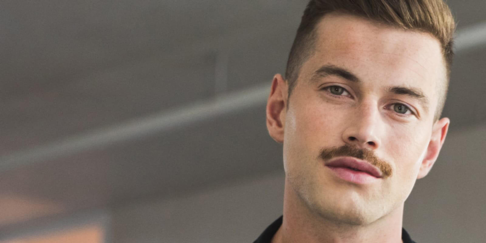 how to style and trim a mustache