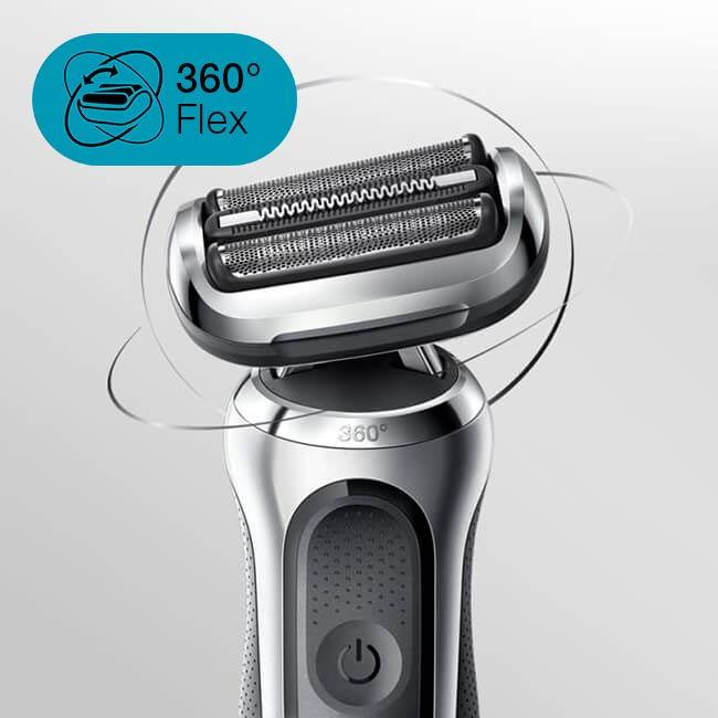 Braun Series 7 7025s Flex Rechargeable Wet Dry Men's Electric Shaver with  Beard Trimmer 