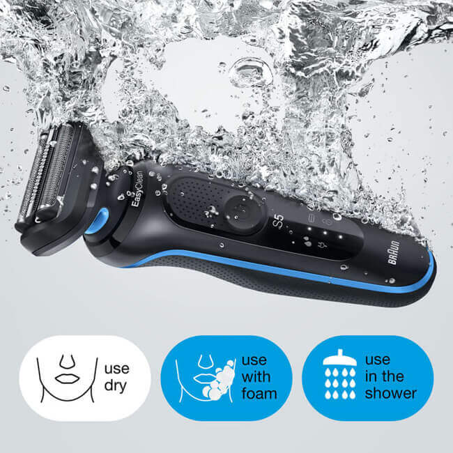 Braun 5Series Easy Clean Electric Razor for Men with Precision