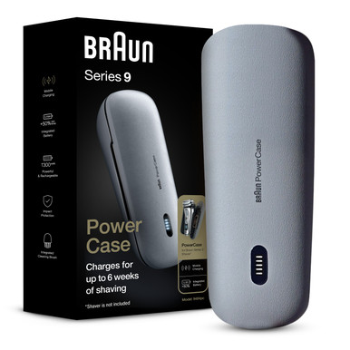 Braun Powercase, Compatible with Braun Series 8 and 9 Electric Shavers,  9484pc