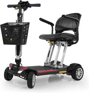 Buzzaround Carry On 4 Wheel Travel Scooter-Red, Golden Technologies