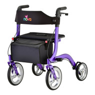 4 Wheel Rollator EXPRESS Adjustable Height / Folding Aluminum Frame