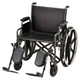 Hammertone Wheelchair - 24" Steel With Detachable Desk Arms & Elevating Legrest, Nova