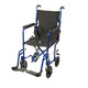 Transport Chair drive 17 Inch Seat Width Fixed Arm Height Swing-Away Footrest 300 lbs. Weight Capacity Black Upholstery
