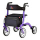 4 Wheel Rollator EXPRESS Adjustable Height / Folding Aluminum Frame