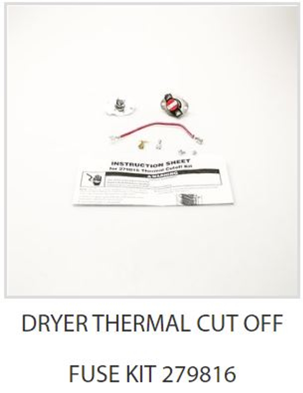 dryer thermal cutoff kit