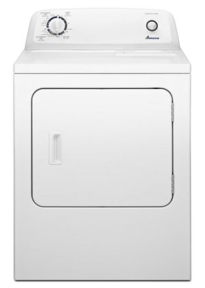 Product Description
This 6.5 cu. ft. Amana® Top Load Electric Dryer features Automatic Dryness Control, which uses sensors to end the cycle at the right time to help prevent overdrying . Plus, you get 11 Dryer Cycles with this top load dryer and the Wrinkle Prevent Option to help prevent creases and crinkles from settling in.
