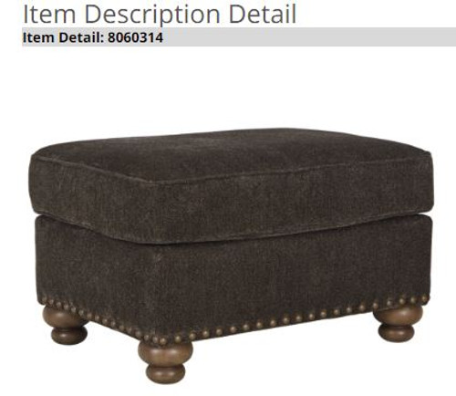 Straclen Sable Ottoman By Signature Design