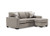 Signature Design Chaise Sofa In Greaves Stone