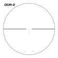 Nightforce DDR-2 reticle for the 15-55x52 competition rifle scope.