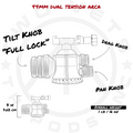 Two Vets - 44MM Dual Tension Arca Ball Head