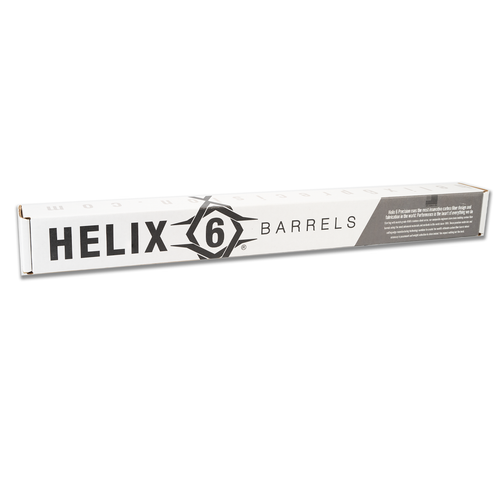 The Battalion HELIX 6 Carbon Fiber Barrel Blank .264, 1-8 Twist, 27in, Black, Hunter Contour