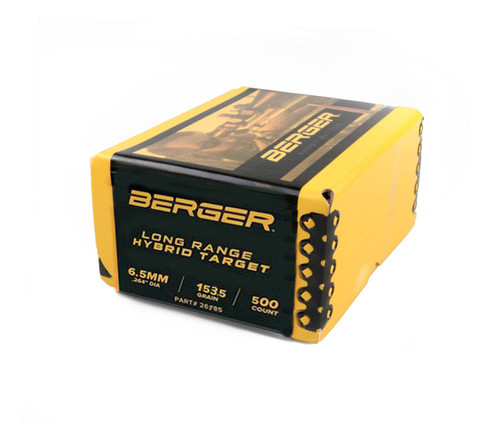 BERGER - 6.5mm - 153.5 gr - Long Range Hybrid Target - 500ct