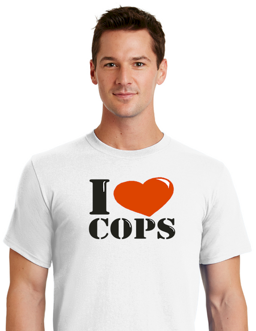 ILC001 White I love COPS