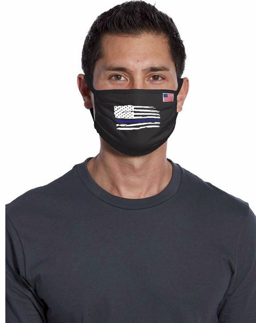 Blueline USA Mask - Police