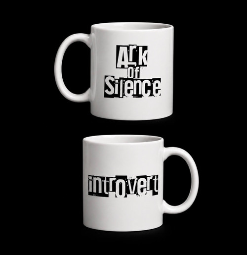"Ark of Silence / Introvert Mug – Two-Sided Ceramic Mug"