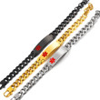 Personalized Quality Stainless Steel Medical ID Bracelet For Men and Woman