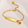 Personalized Medical ID Bracelet for Women, Free Engraving!