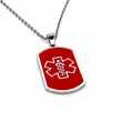 Engraved Medical ID Necklace
