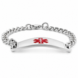 Engraved medical bracelet
