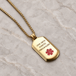Custome Medical Id Pendant