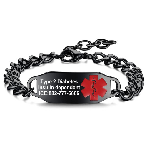 Personalized Medical ID bracelet