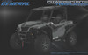 POLARIS GENERAL XP 1000 WRAP TEMPLATE G23GXK99AH  2023 AVALANCHE GRAY