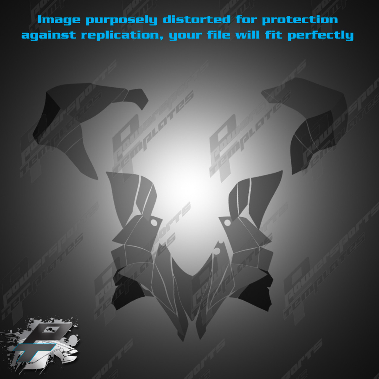 KTM SX XC 450 525 ATV TEMPLATE