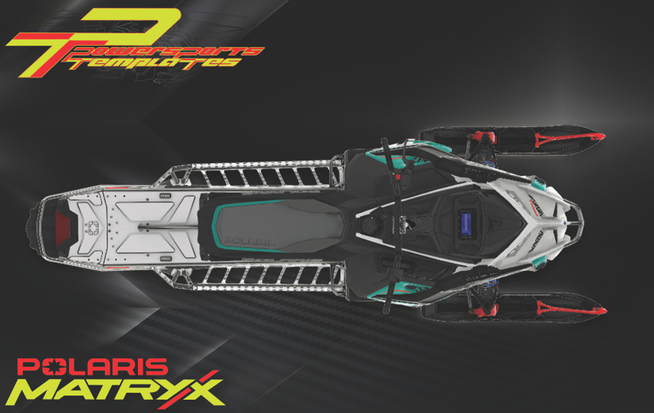 POLARIS SNOWMOBILE MATRYX RMK KHAOS SLASH 146 650 POWERSPORTS TEMPLATES SNOWMOBILE TEMPLATE POLRMKKHASLA1466502223STD 7