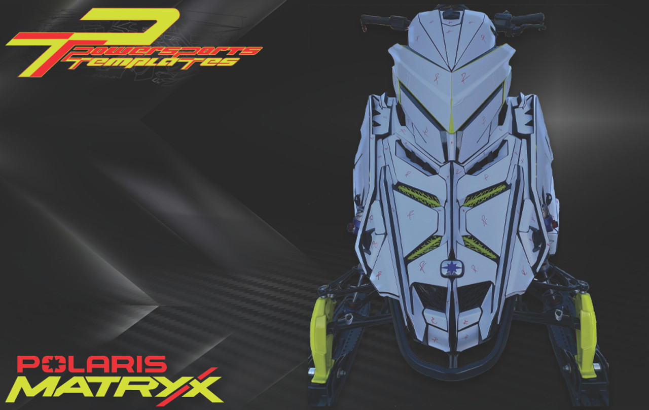 POLARIS SNOWMOBILE MATRYX RMK KHAOS SLASH 146 650 POWERSPORTS TEMPLATES SNOWMOBILE TEMPLATE POLRMKKHASLA1466502223STD 5