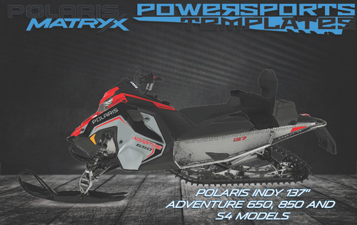 WRAP TEMPLATE FOR POLARIS INDY ADVENTURE 650 850 S4 137 SNOWMOBILES POWERSPORTS TEMPLATES PRM 1