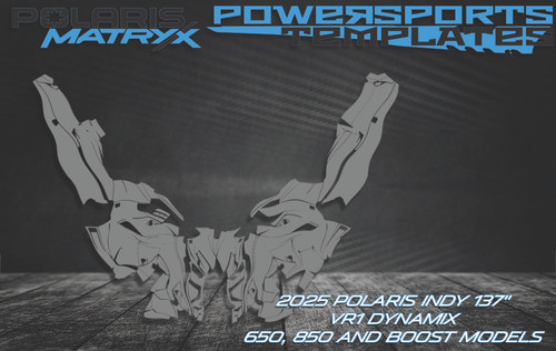 WRAP TEMPLATE FOR 2025 POLARIS INDY VR1 DYNAMIX 650 850 BOOST 137 SNOWMOBILES POWERSPORTS TEMPLATES STD 1