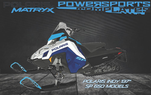 WRAP TEMPLATE FOR POLARIS INDY SP 650 137 SNOWMOBILES POWERSPORTS TEMPLATES PRM 1