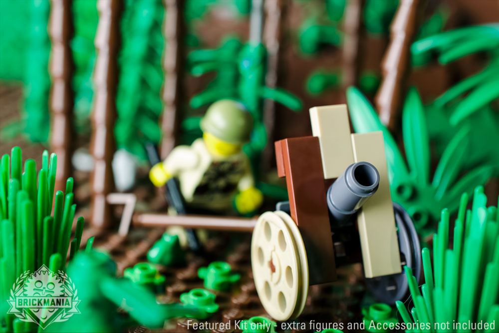 【軍事マニア】 Type 92 70mm Battalion Gun - Brickmania Toys